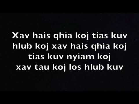 Nikki Thao - Xav Hais Qhia Tias Hlub Koj (Instrumental w/ lyrics)