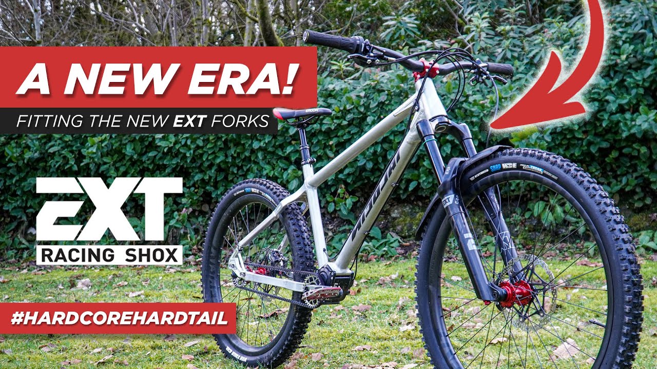 Fitting the EXT ERA forks to my HARDCORE HARDTAIL and Test Shredding! ⚔