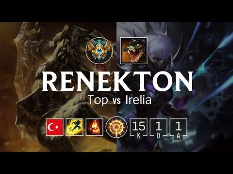 Renekton Top vs Irelia - TR Challenger Patch 8.9
