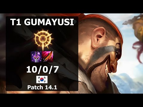 T1 Gumayusi Draven ADC vs Kalista| Patch 14.1 KR Challenger
