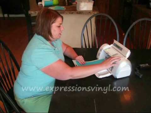 Cutting vinyl with a Cricut