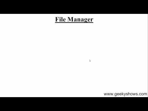 12 File Manager in Database Management System Hindi