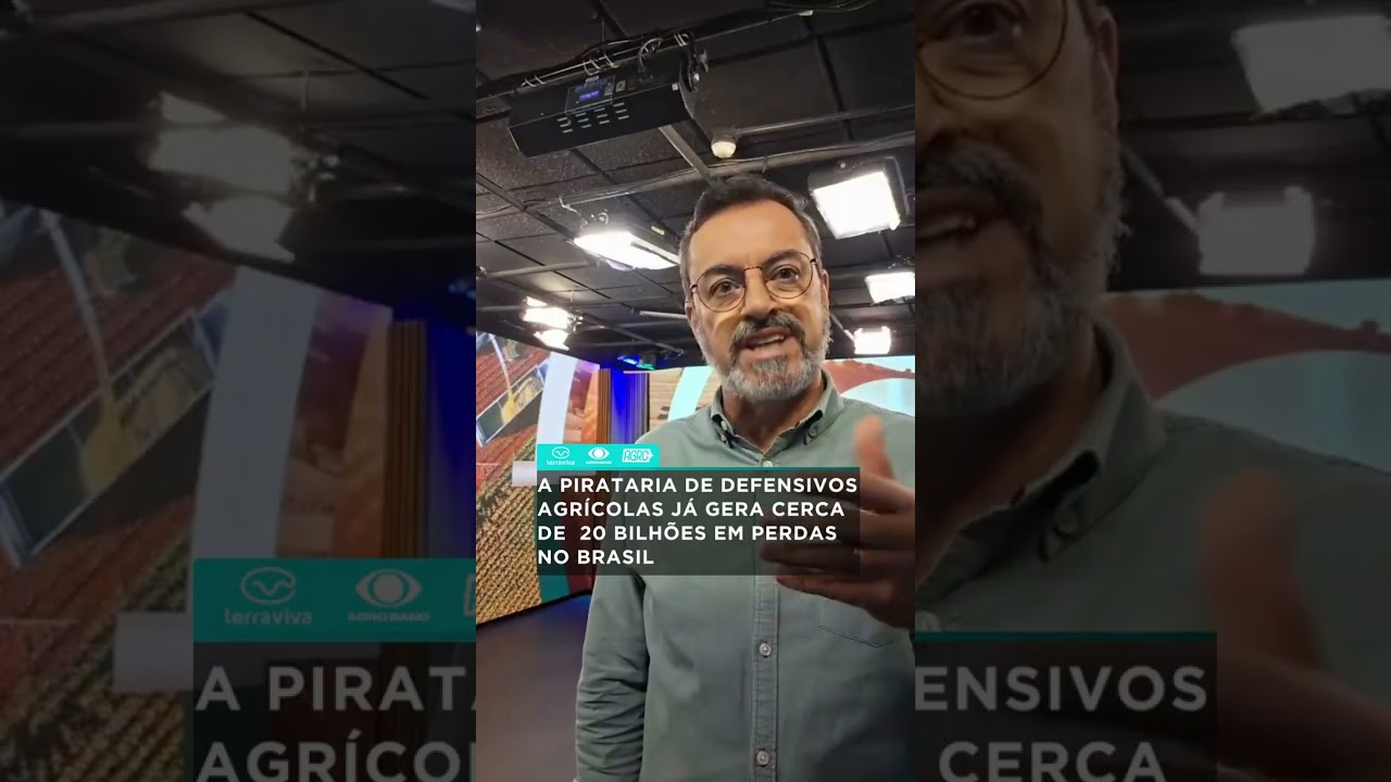 A pirataria de defensivos agrícolas gera cerca de  20 bilhões em perdas no Brasil