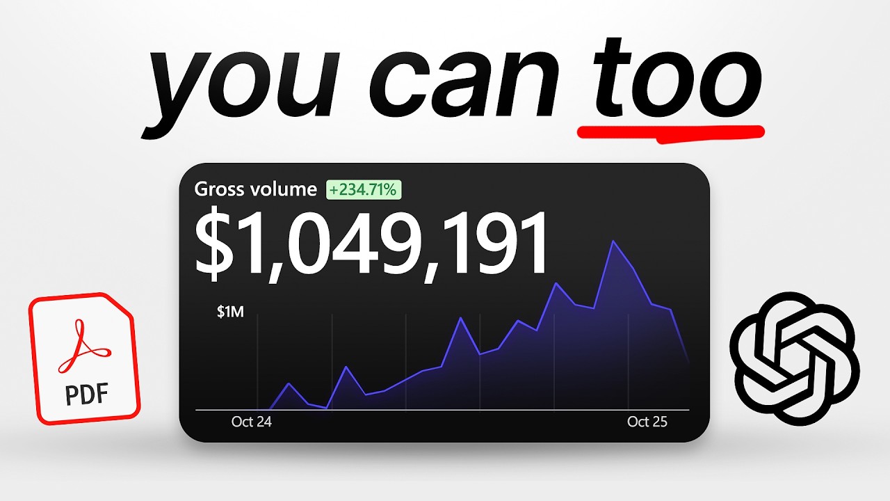 How to Make $1M Digital Products 100% Using AI