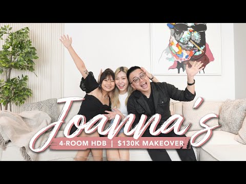Joanna's 4 Room HDB Resale Makeover | Singapore Home Tour