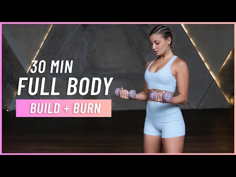 50 Min Full Body Dumbbell Workout At Home Build Muscle No Talking