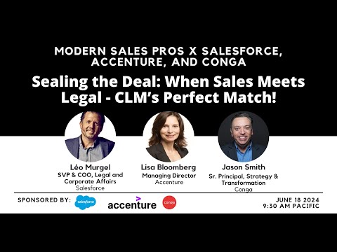 Sealing the Deal: When Sales Meets Legal - CLM’s Perfect Match!