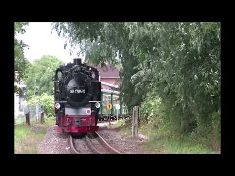 251 901 und 99 1784 im Bahnhof Lauterbach Mole