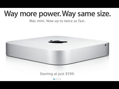 Mac Mini 2012 Configuration Upgrades!
