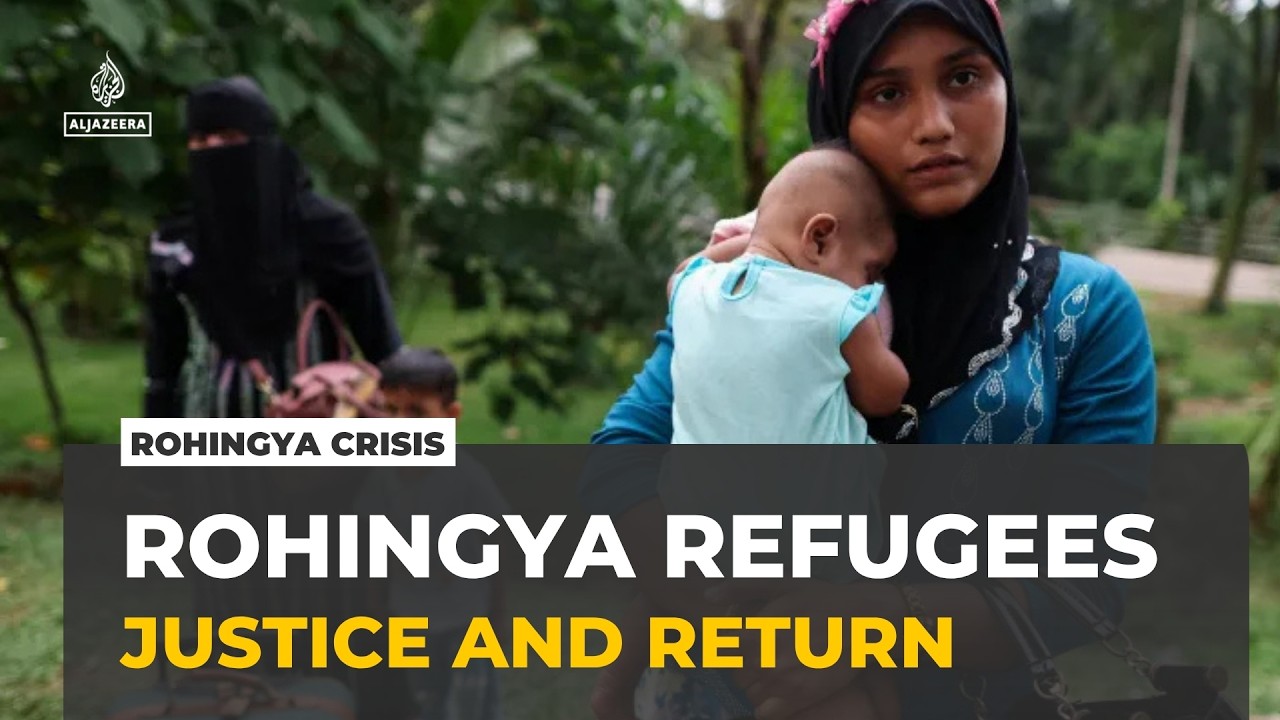Rohingya refugees rally in Bangladesh demanding justice and safe return to Myanmar