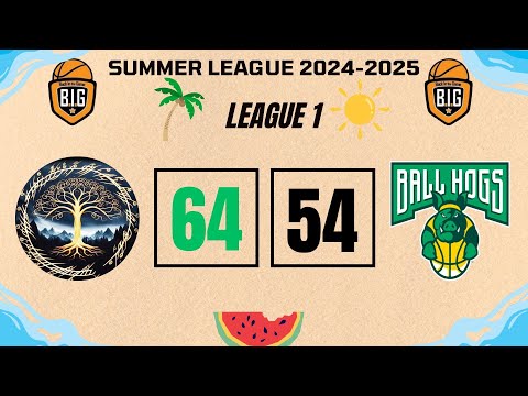Men of the West 64-54 Ball Hogs - (Summerleague1-29/06/2025)