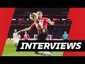 'Geen slechte wedstrijd, maar NIET GOED GENOEG' ? | INTERVIEWS OBISPO & DROMMEL #PSVMON #UEL