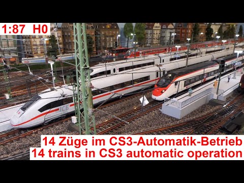 Moderne Märklin-H0-Anlage Update 7 – Lebhafter Automatik-Fahrbetrieb per Modellbahn-Zentrale CS3