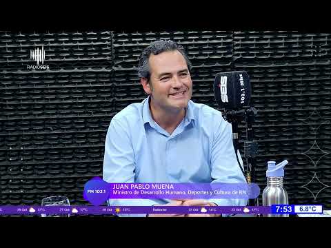 Juan Pablo Muena, Ministro de Desarrollo Humano de Río Negro paso por  el estudio de Radio Seis