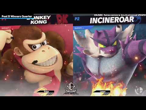 Lemon (Incineroar) vs Grace (Donkey Kong, Ganondorf) [Pool B WQF] - HKSBC Newcomers Invitational 202
