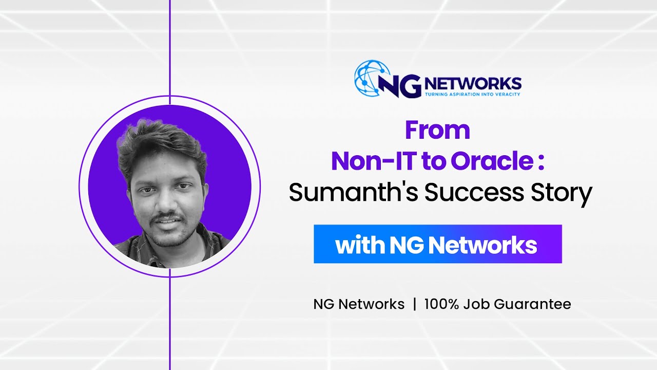 From Non-IT to Oracle: Sumanth's Success Story | #interview  #itjobs #ngnetworks
