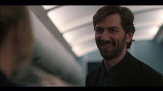 Michelle gomez interwiew in the flight attendant video