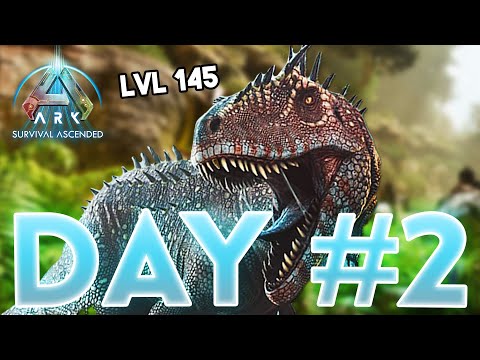 TAMING A 145 CARCHAR Day 2! Official ARK PvP