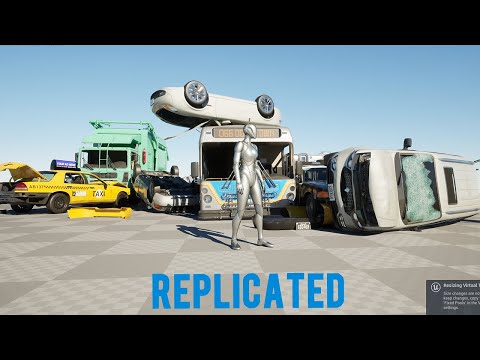 Destructible Vehicle Tutorial 12 - Replicate City Sample Vehicle