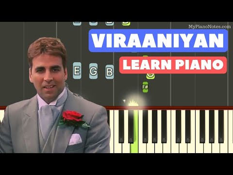 Viraaniya (Namastey London) Piano Tutorial with Notes & Chords