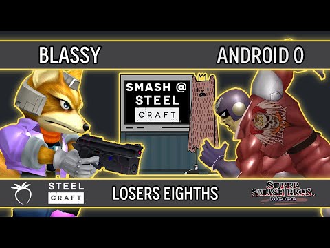 SteelCraft GG 2 - Blassy (Fox) VS Android 0 (Captain Falcon) - SSBM - Losers Eighths