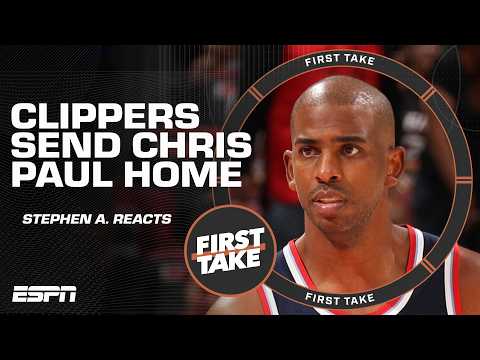 'How do you do this to CHRIS PAUL?' Stephen A. reacts to the Clippers releasing CP3 | First Take