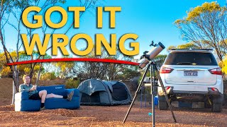 Camping To Realise A Childhood Dream. BUT....