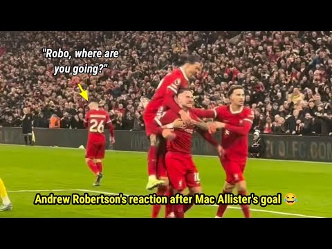 Alexis Mac Allister's stunning long-range goal vs Sheffield United | Look at Robo's reaction 😂