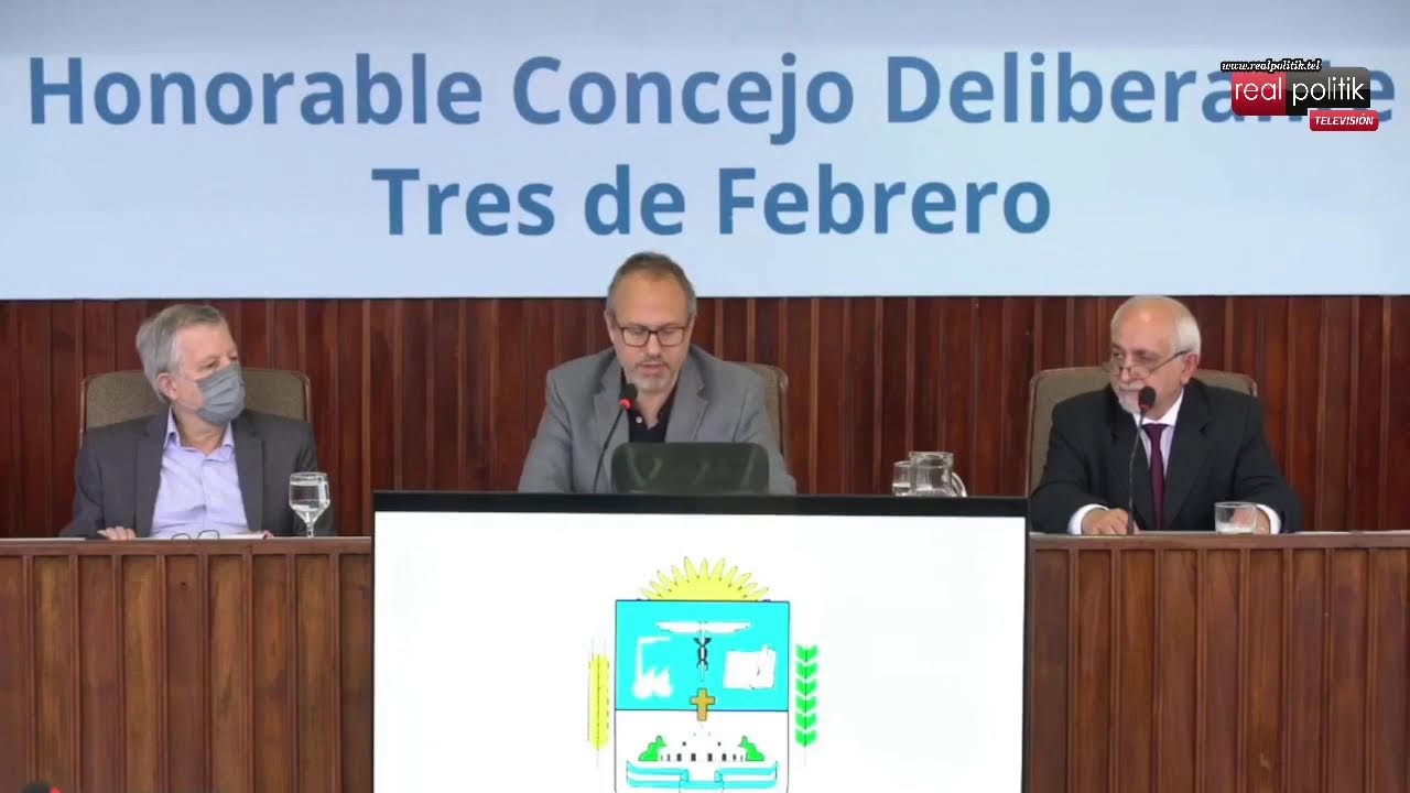 Valenzuela abre las Sesiones del Concejo Deliberante de Tres de Febrero