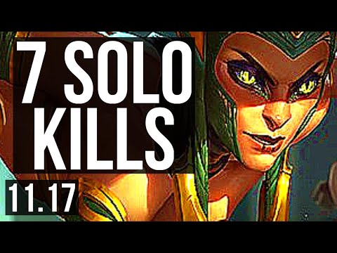 CASSIOPEIA vs LUCIAN (TOP) | Legendary, 7 solo kills, 30/3/2, 1.2M mastery | KR Master | v11.17