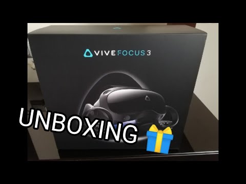 HTC VIVE FOCUS 3: Introduction + Unboxing (No commentary)