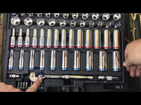 DURALAST 3/8 DRIVE 60 Piece 6 Point SOCKET SET from Auto Zone Made In Taiwan #70-043 #ToolReview