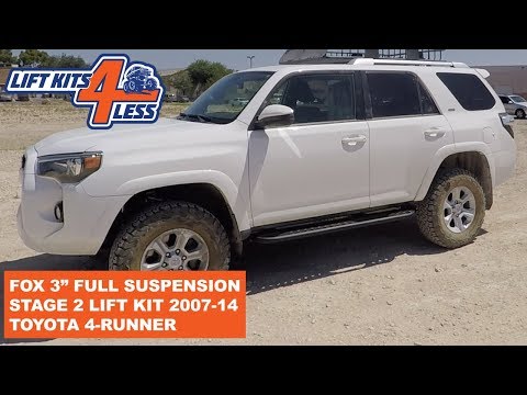 Fox 3" Full Suspension Stage 2 Lift Kit Toyota FJ 2007-2014 & Toyota 4Runner 2010-Current Model