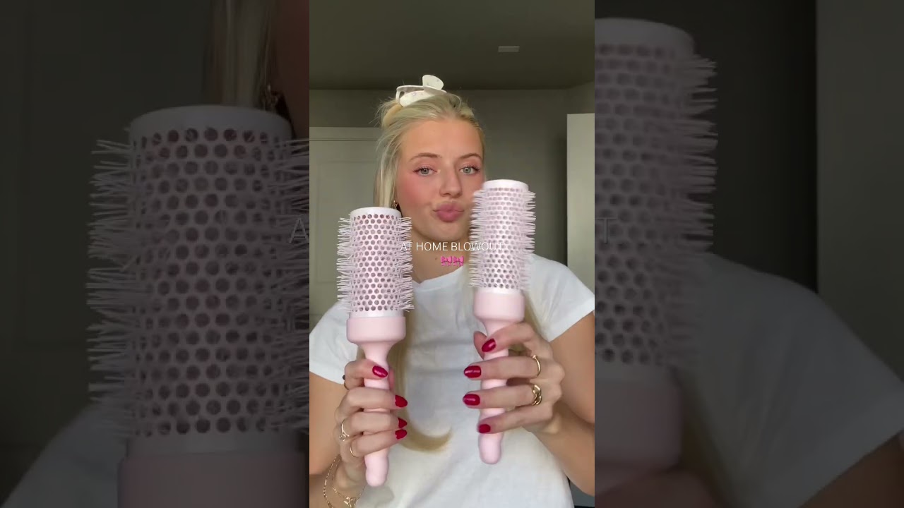 easy at home blowout #hairhowto #hairstyletutorial