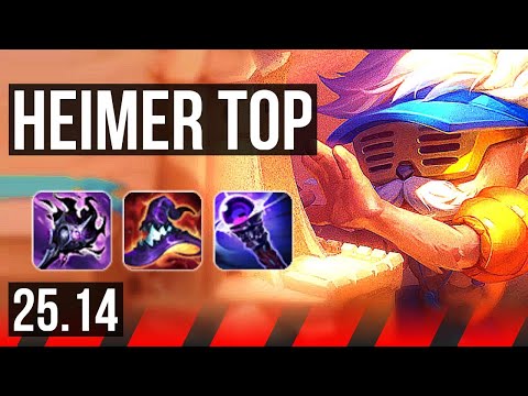 HEIMERDINGER vs AHRI (TOP) | 7/2/10, Godlike | NA Master | 25.14