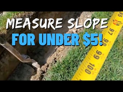 How to Measure SLOPE for Under $5 DIY Must Watch!!!