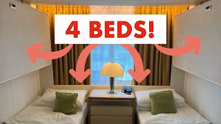 What Does a 4-Berth Family Cabin Look Like on a Cruise Ship?