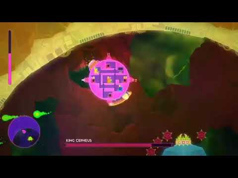 Playing Lovers in a dangerous space time this is the last boss KING CEPHEUS the most hardest boss