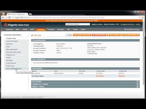 Magento Store Credit Notification With The Magecredit Extension