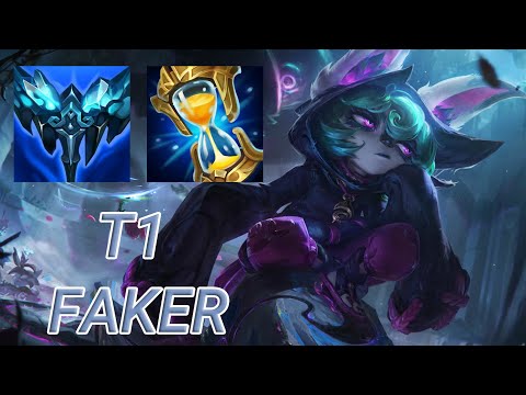 T1 Faker Vex Mid VS Jayce | KR Challenger Patch 13.17