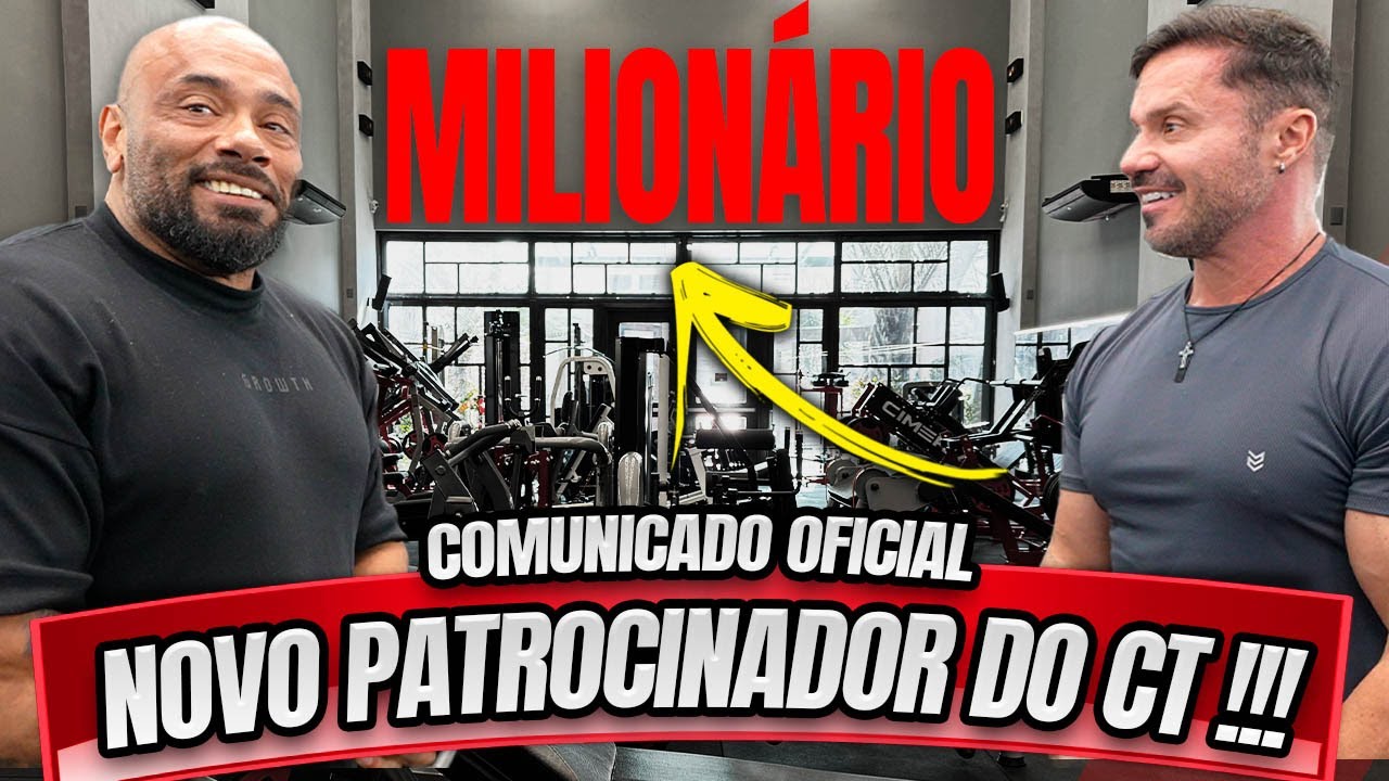 🚨 FECHAMOS UM NOVO PATROCÍNIO MILIONÁRIO PARA O CT
