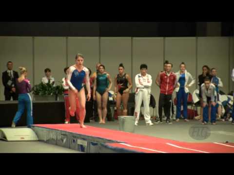 DELOGE Marie (FRA) - 2015 Trampoline Worlds - Qualification TU Routine 2