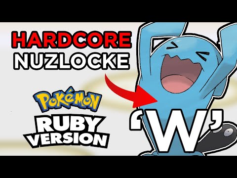 Pokemon Ruby Hardcore Nuzlocke - 'W' Pokemon Only!!