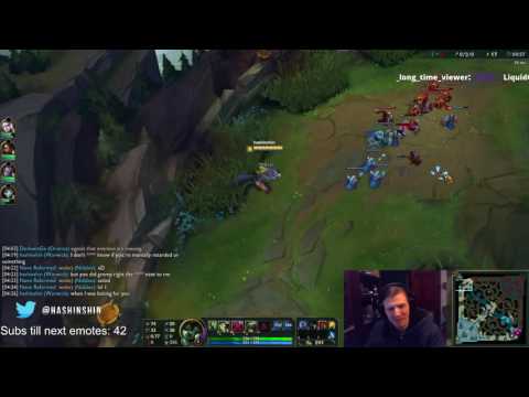 Insane Rage on Stream ft. Hashinshin (Blames the Jungler)