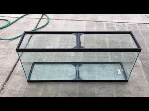 How to clean a used aquarium