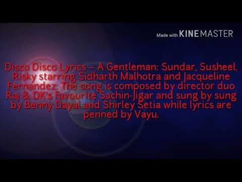 Disco Disco lyrics from a gentleman