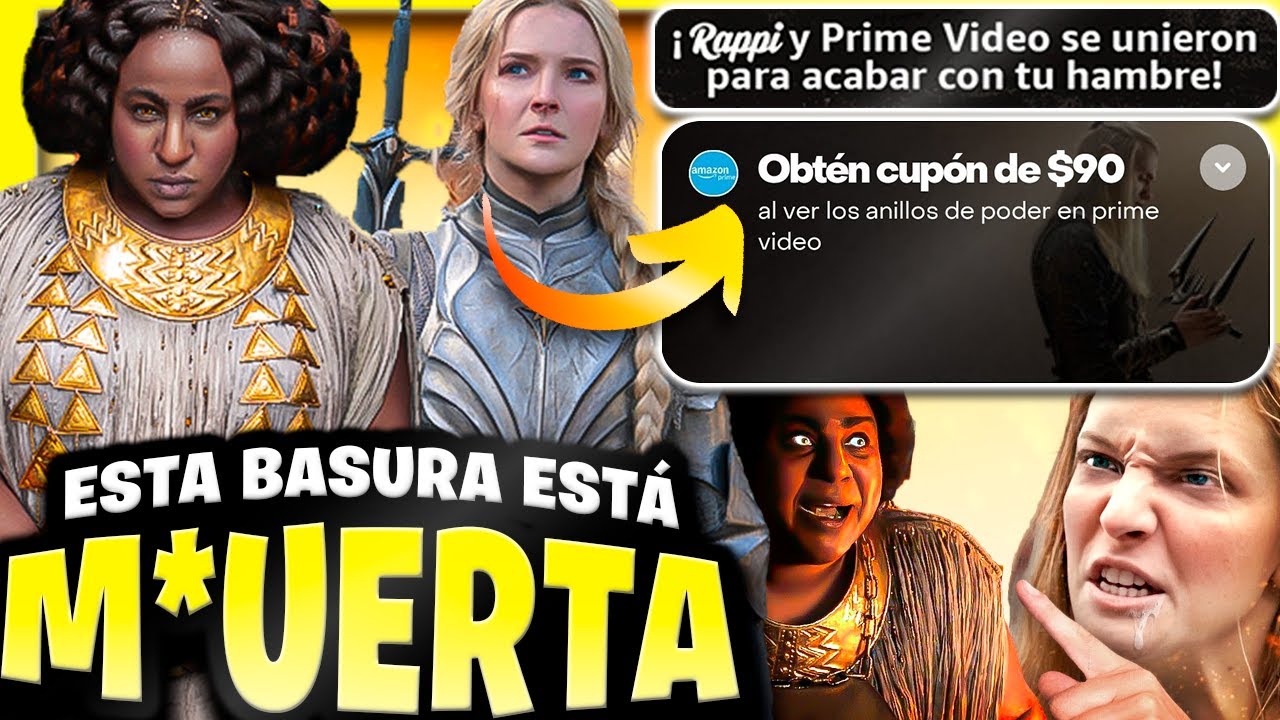 Amazon REGALA COMIDA para que la gente vea El Señor de los Wokenillos 🤣 Anillos de Poder