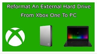 How To Reformat An External Hard Drive From An Xbox On To A PC