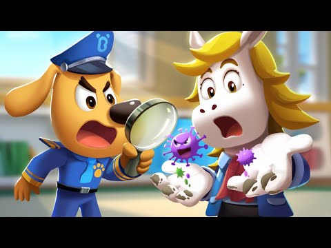 Wash Your Hands Before Eating | Good Habits for Kids | Kids Cartoon | Sheriff Labrador | BabyBus