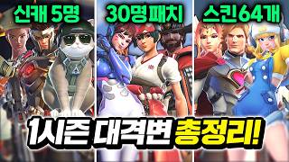 [1시즌 대격변] 신캐, 밸런스 패치, 신스킨, 신맵 등 총정리!